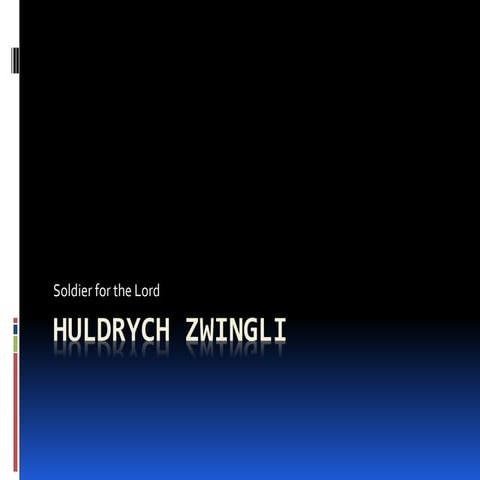 Huldrych zwingli