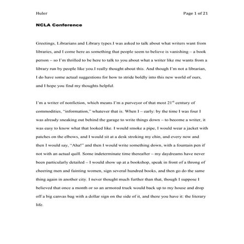 Huler closing session