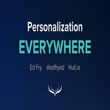 Personalization Everywhere! Create a Personalization Strategy