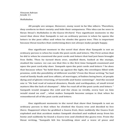 Hullabaloo task sheet 2