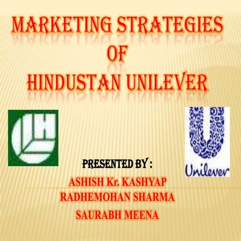 Hul Marketing Strategy Mc