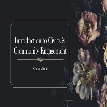 Civis community and engagement and understanding