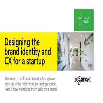 Designing the brand identity and CX for a startup