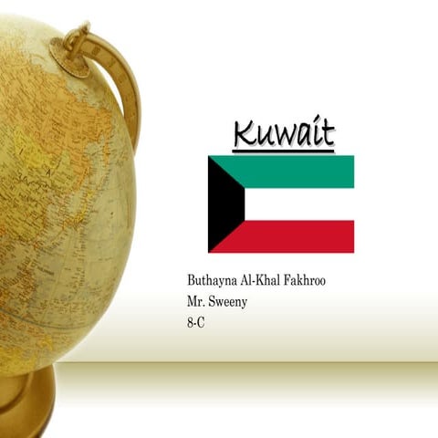 Presentation on kuwait | PPTX