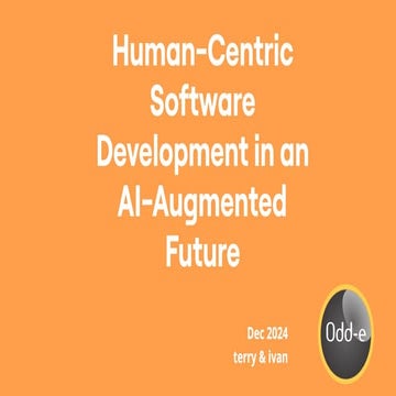 Agile.Taipei 2025.1月聚會 - AI加持的人本軟體開發未來, Terry