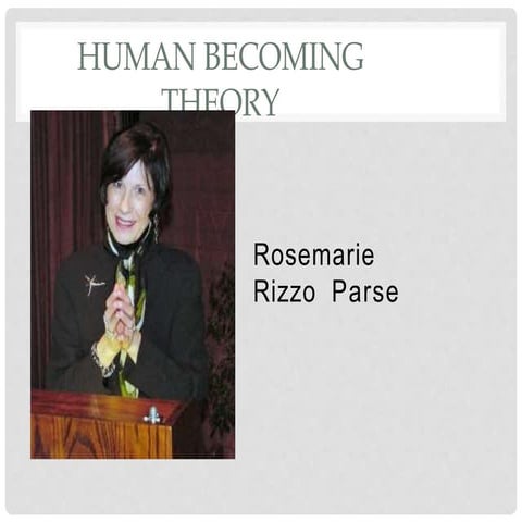 Human becomming theory