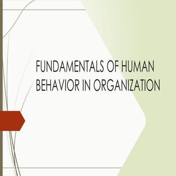 Structure of Human behavior.pptx