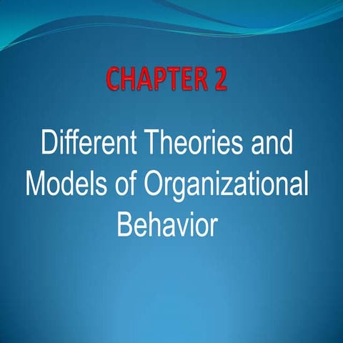 Human behavior report chapter 2
