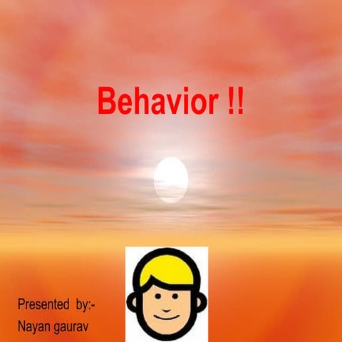 Human Behaviour