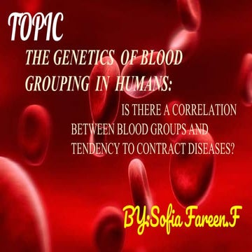 Human blood grouping 