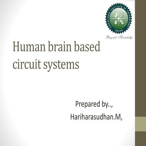 Human brain based circuit systems