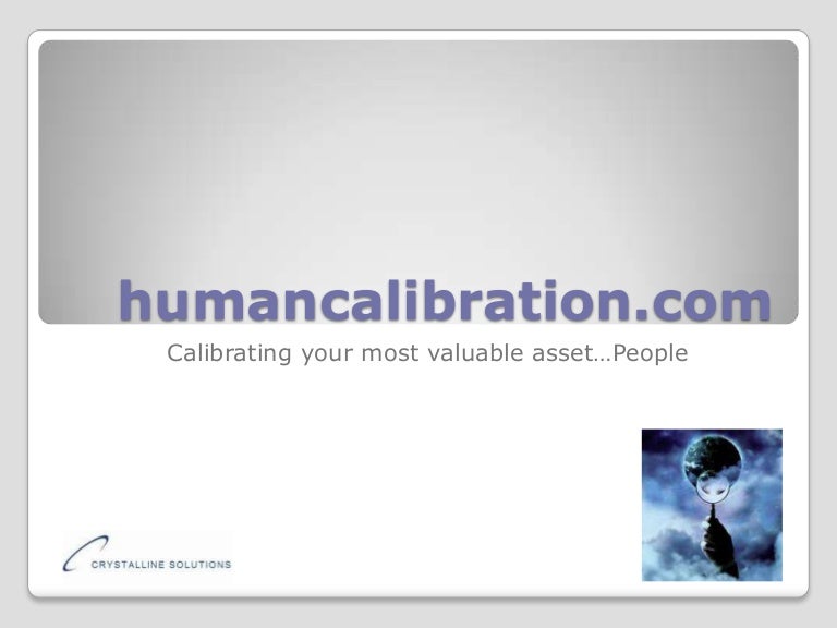 Human Calibration