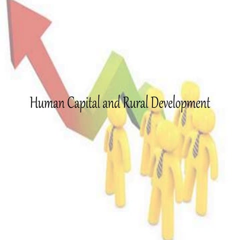 Human capital and rural development