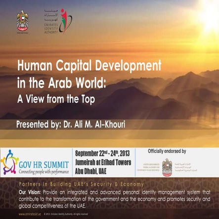 Human Capital Development in the Arab World