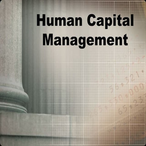 Human Capital Management