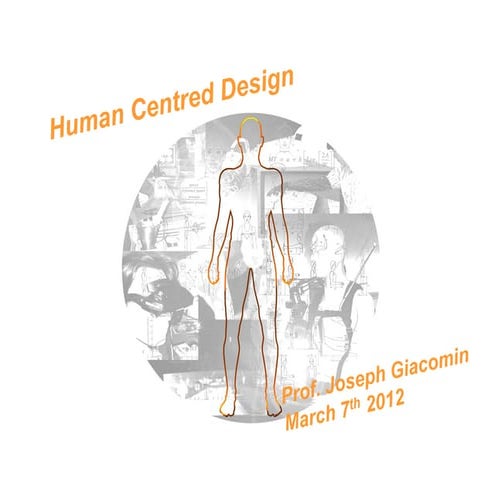 Human Centred Design HCDI seminar Giacomin 