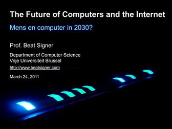 The Future of Computers and the Internet - Mens en computer in 2030?