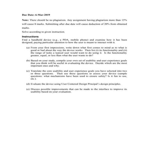 Human computer interaction  assignment 01