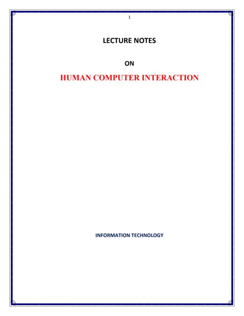 interaction norman model in Human Computer Interaction(HCI) | PPT