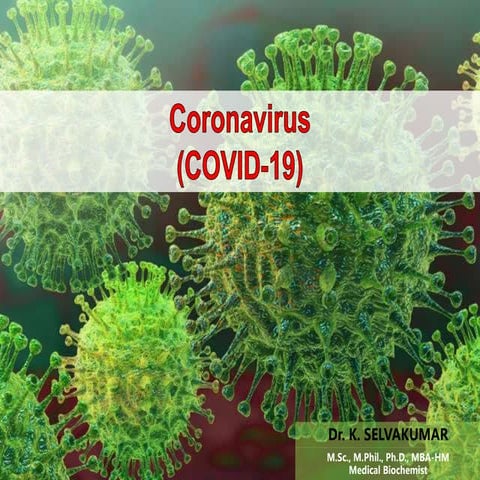 Human coronavirus   By Dr K Selvakumar