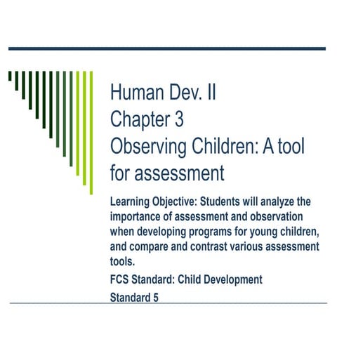 Human Development 2 - Observing Children