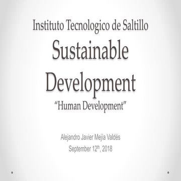 Human development