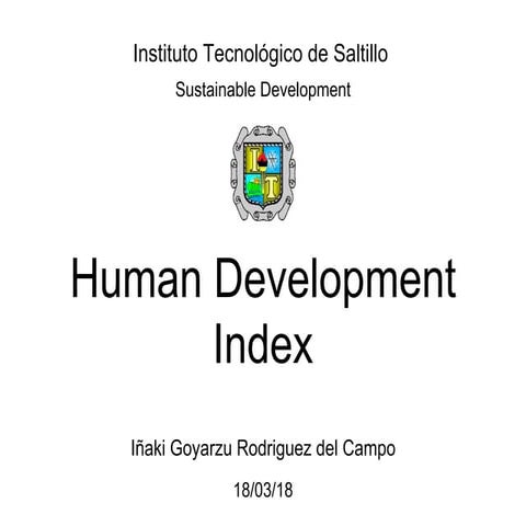 Human development index