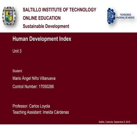 Human development index