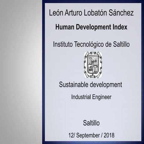 Human development index