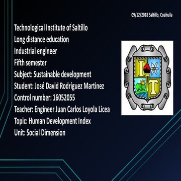 Human development index