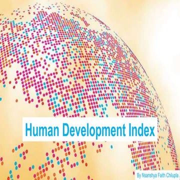 Human development index 