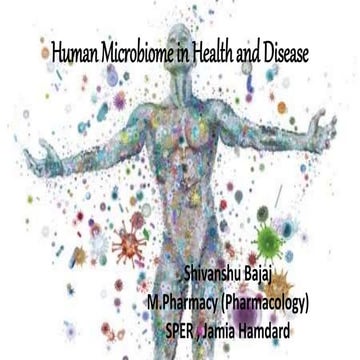 Human microbiome in health and disease