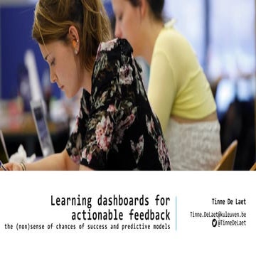 Learning dashboards for actionable feedback: the (non)sense of chances of suc...