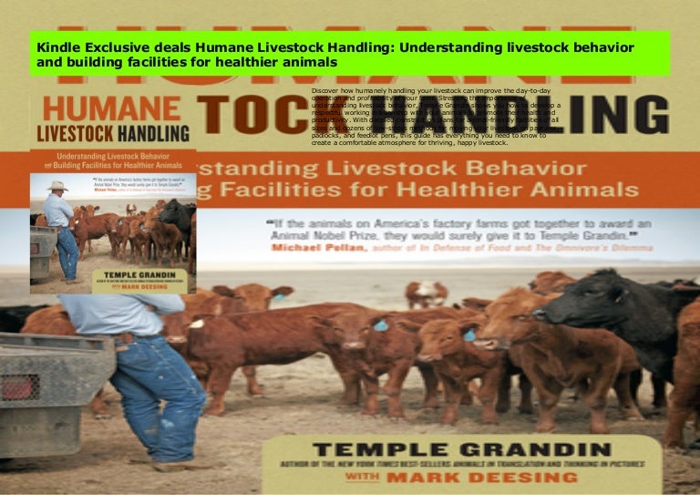 Kindle Exclusive deals Humane Livestock Handling Understanding lives…