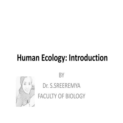 Human ecology