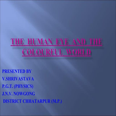 Humaneyeandthecolourfulworld