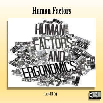 Human Factors  -(a)