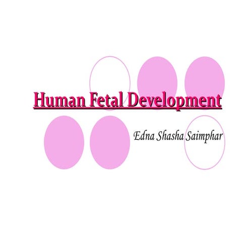 Human fetal development (saimphar, edna)