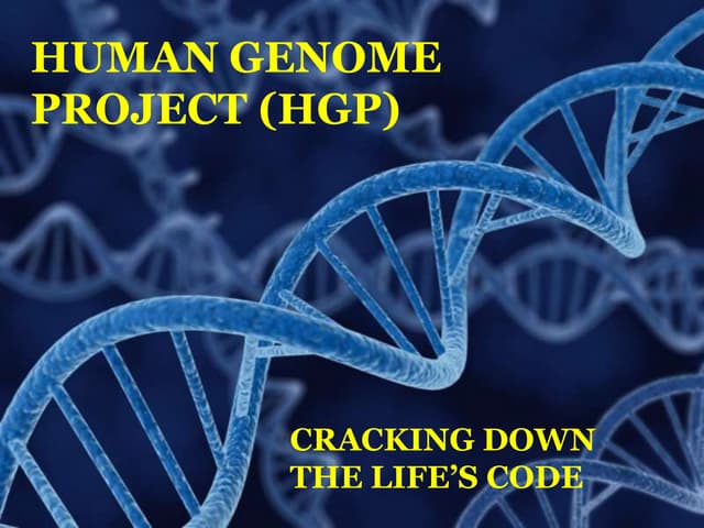 Human genome project