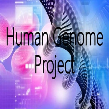 Human genome project by M.Sohail Riaz Hashmi