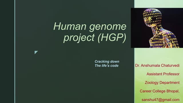 Human genome project Achievement and future direction