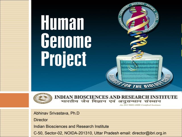 Human genome project(ibri)