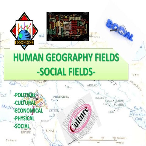 Human   geography fields 