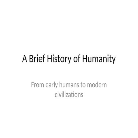 Brown and Green Human History Presentation.pptx