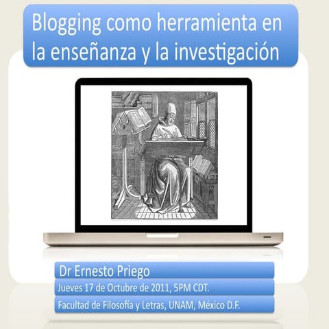 Blogging como herramienta en la enseñanza y la investigación