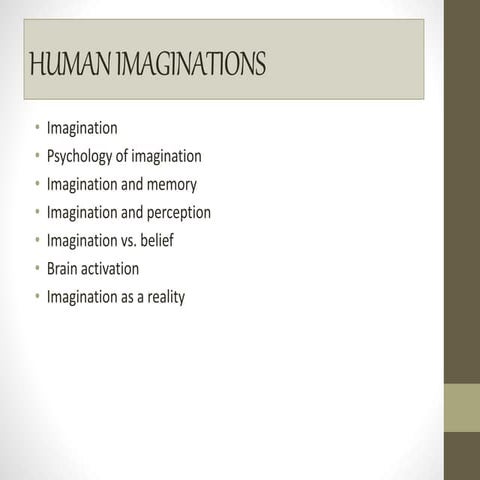 Human Imaginations