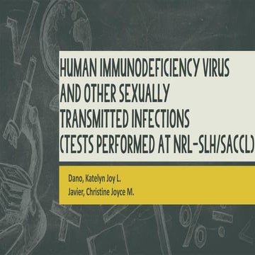 Human Immunodeficiency Virus and Other Sexually Transmitted Infections - Test...
