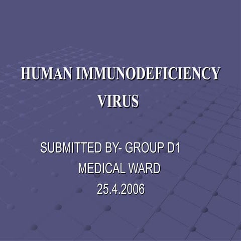 Human Immunodeficiency Viru Sreal