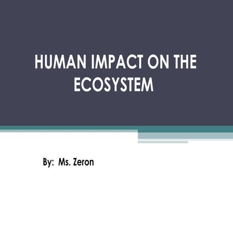Human Impact