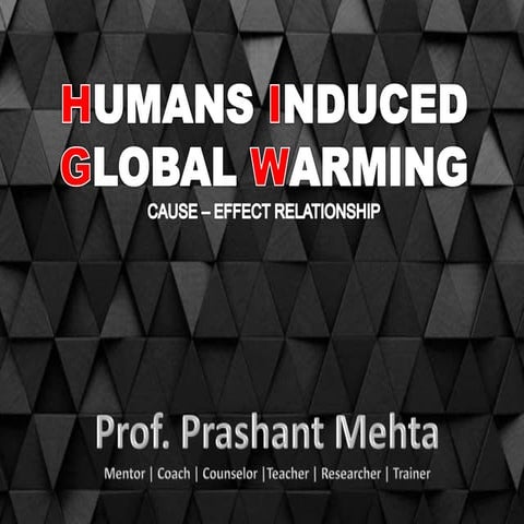 Human induced climate change